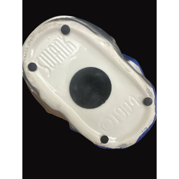 Swank Seattle Seahawks Silver & Blue Football Helmet Ceramic Coin Bank - Picture 5 of 6